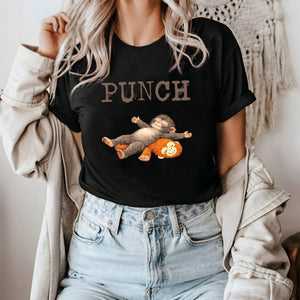 Punch Monkey Comfortable With Plush Dark Shirt, Punch Monkey Sweatshirt