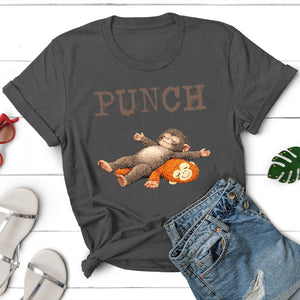 Punch Monkey Comfortable With Plush Dark Shirt, Punch Monkey Sweatshirt