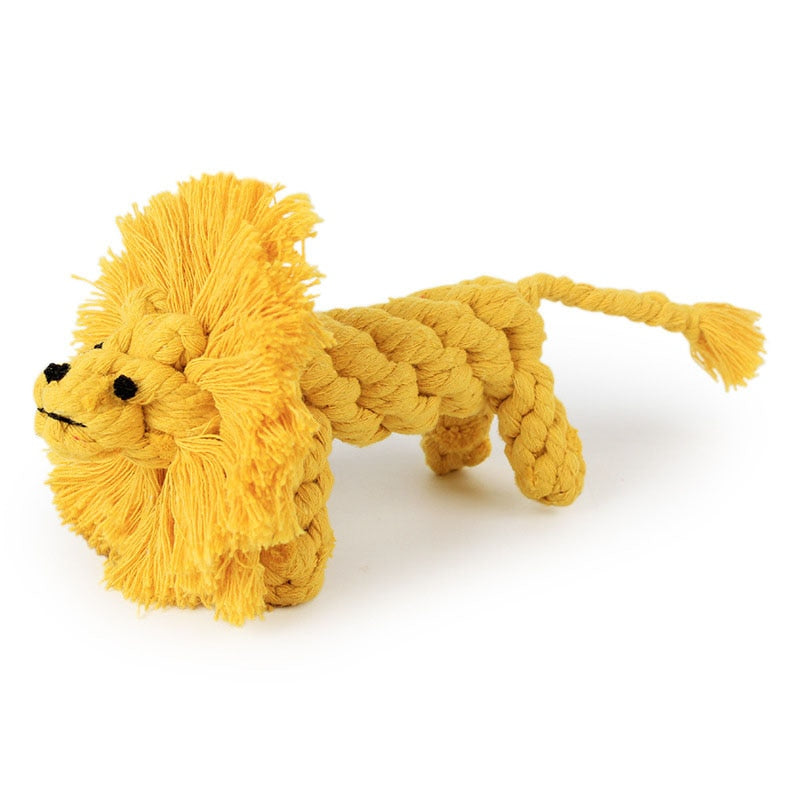 Cartoon Dog Chew Toys Cleaning Teeth Cotton Rope, Pet Accessories