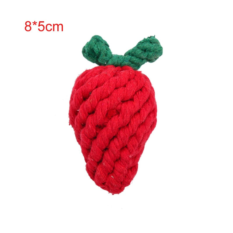 Cartoon Dog Chew Toys Cleaning Teeth Cotton Rope, Pet Accessories