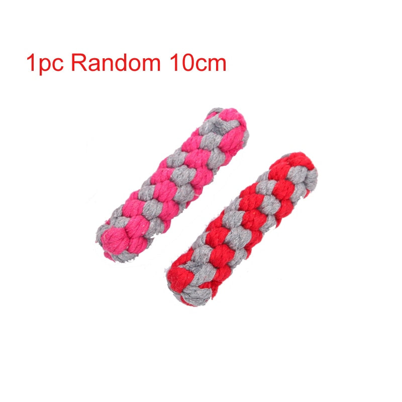 Cartoon Dog Chew Toys Cleaning Teeth Cotton Rope, Pet Accessories