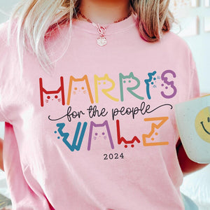 Cat Harris For The People Walz, Kamala Harris Shirt, Gift For Kamala Supporters, Election 2024