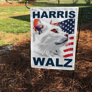 Harris Walz Cat US Flag, Kamala Harris Flag, Gift For Kamala Harris Supporters, Election 2024