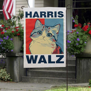 Harris Walz Cat Red Blue, Kamala Harris Flag, Gift For Kamala Harris Supporters, Election 2024