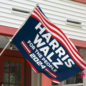 Harris Walz For The People 2024 America, Kamala Harris House Flag, Gift For Kamala Harris Supporters, Election 2024