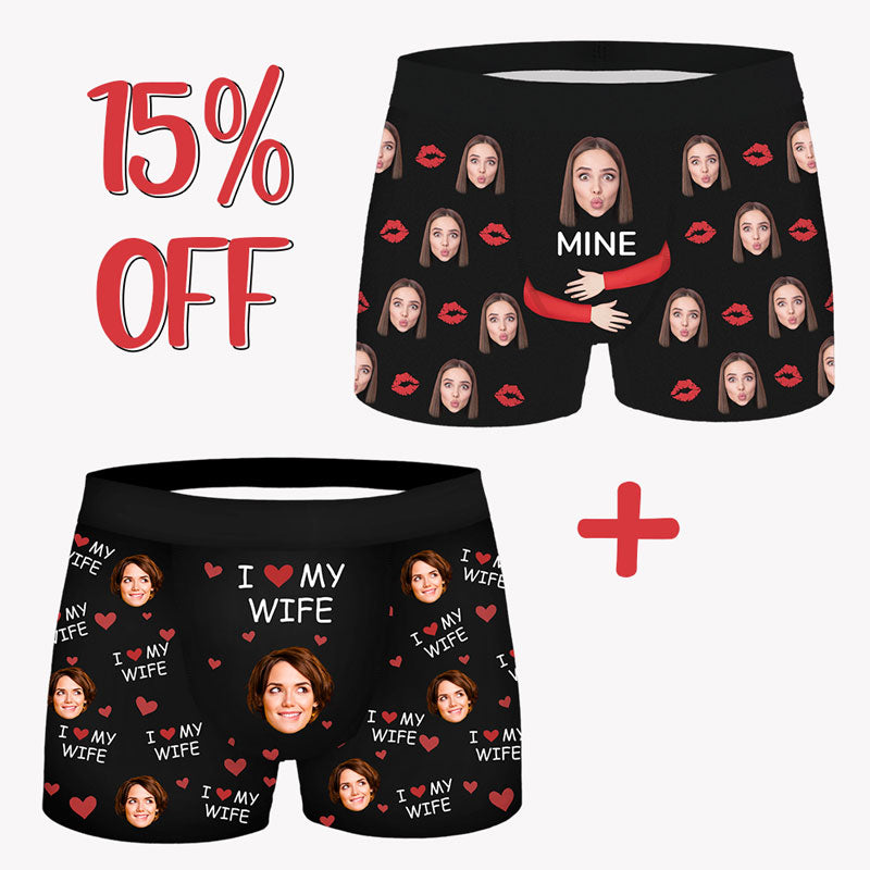 Nsipan Custom Funny Boxer Briefs with Wife's India