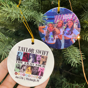 The Eras Tour Ornament, Personalized Ornaments 2 Sides, Custom Photo