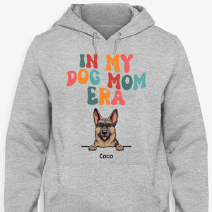 In My Dog Mom Era Light Shirt, Personalized Shirt, Custom Gifts For Dog Mom