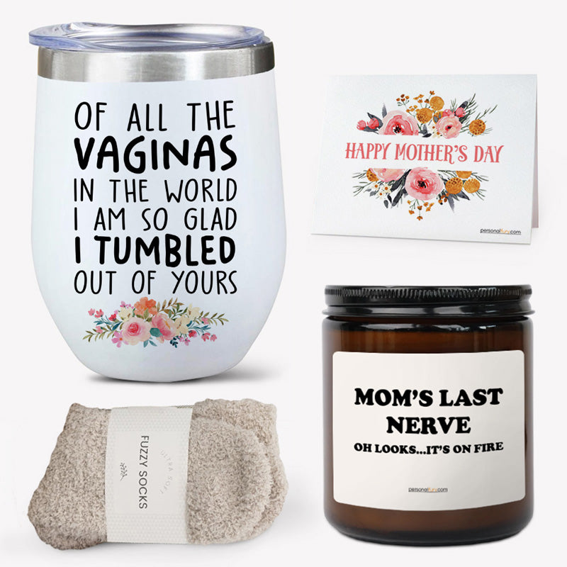 A Collection Of Love, Personalized Candle, Tumbler And Candle Gift Box, Mother's Day Gift