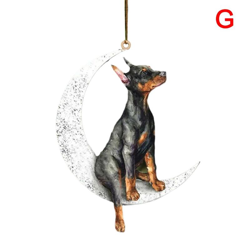 Cute Dog Cartoon Key Chain, Hanging Ornament Adorable Car Mirror & Backpack Accessory, Pet Accessories