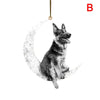 Cute Dog Cartoon Key Chain, Hanging Ornament Adorable Car Mirror & Backpack Accessory, Pet Accessories