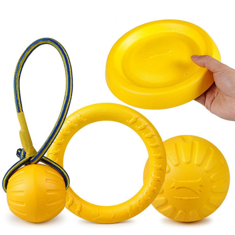 Pet Flying Discs Training Ring Puller Dog Toys For Big Dogs, Pet Accessories