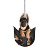 Cute Dog Cartoon Key Chain, Hanging Ornament Adorable Car Mirror & Backpack Accessory, Pet Accessories