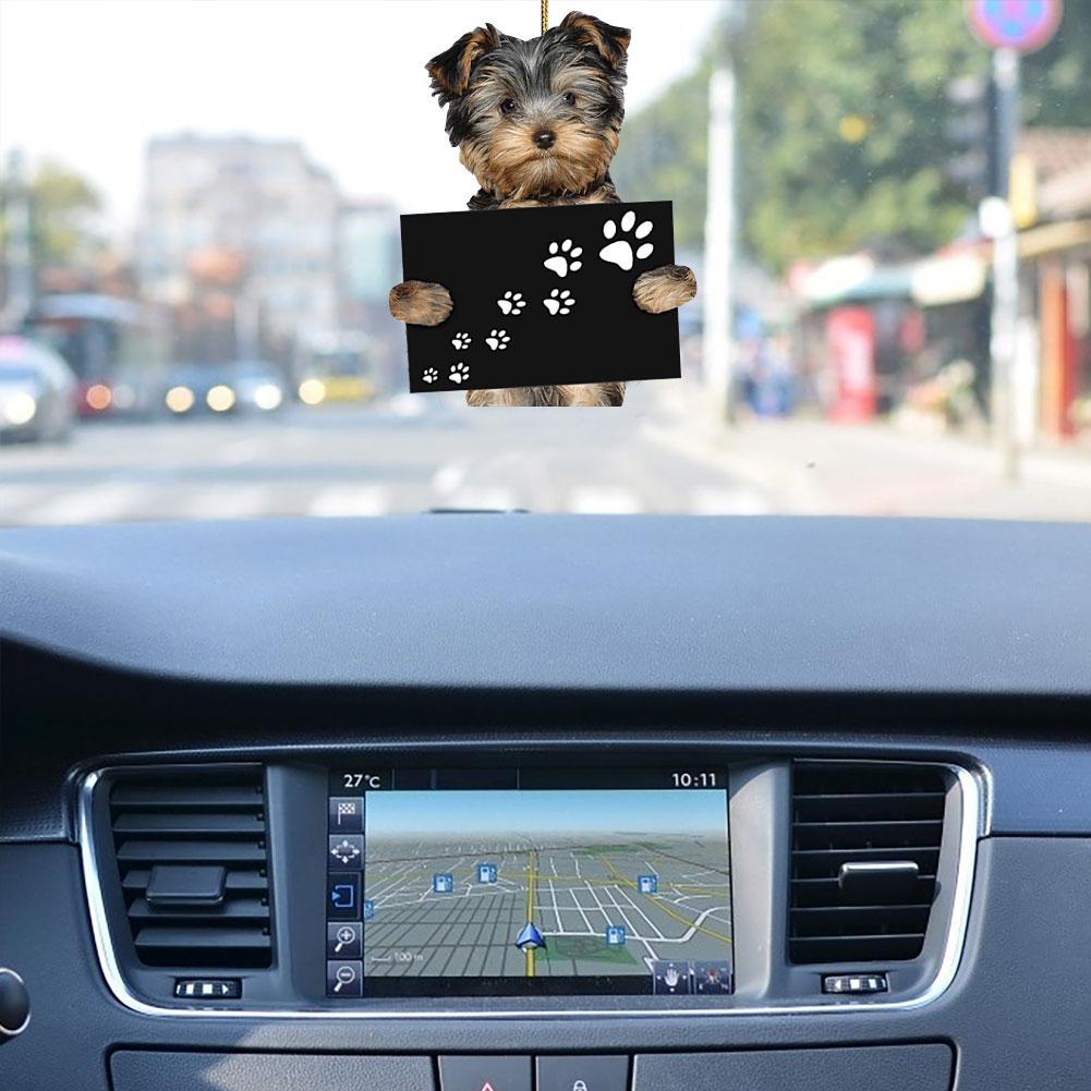 Cute Dog Cartoon Key Chain, Hanging Ornament Adorable Car Mirror & Backpack Accessory, Pet Accessories