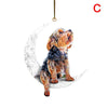 Cute Dog Cartoon Key Chain, Hanging Ornament Adorable Car Mirror & Backpack Accessory, Pet Accessories