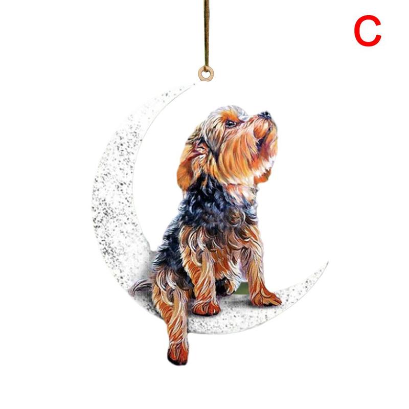 Cute Dog Cartoon Key Chain, Hanging Ornament Adorable Car Mirror & Backpack Accessory, Pet Accessories