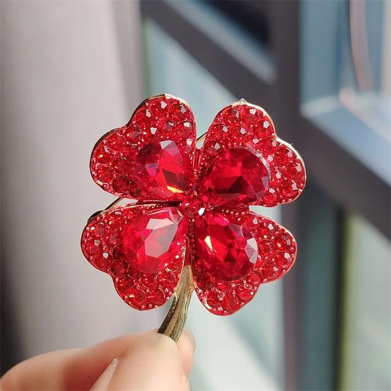 Flower Shaped Rhinestone Brooches, Lapel Flower Pins For Women, Gifts For Her, Mother's Day Gifts