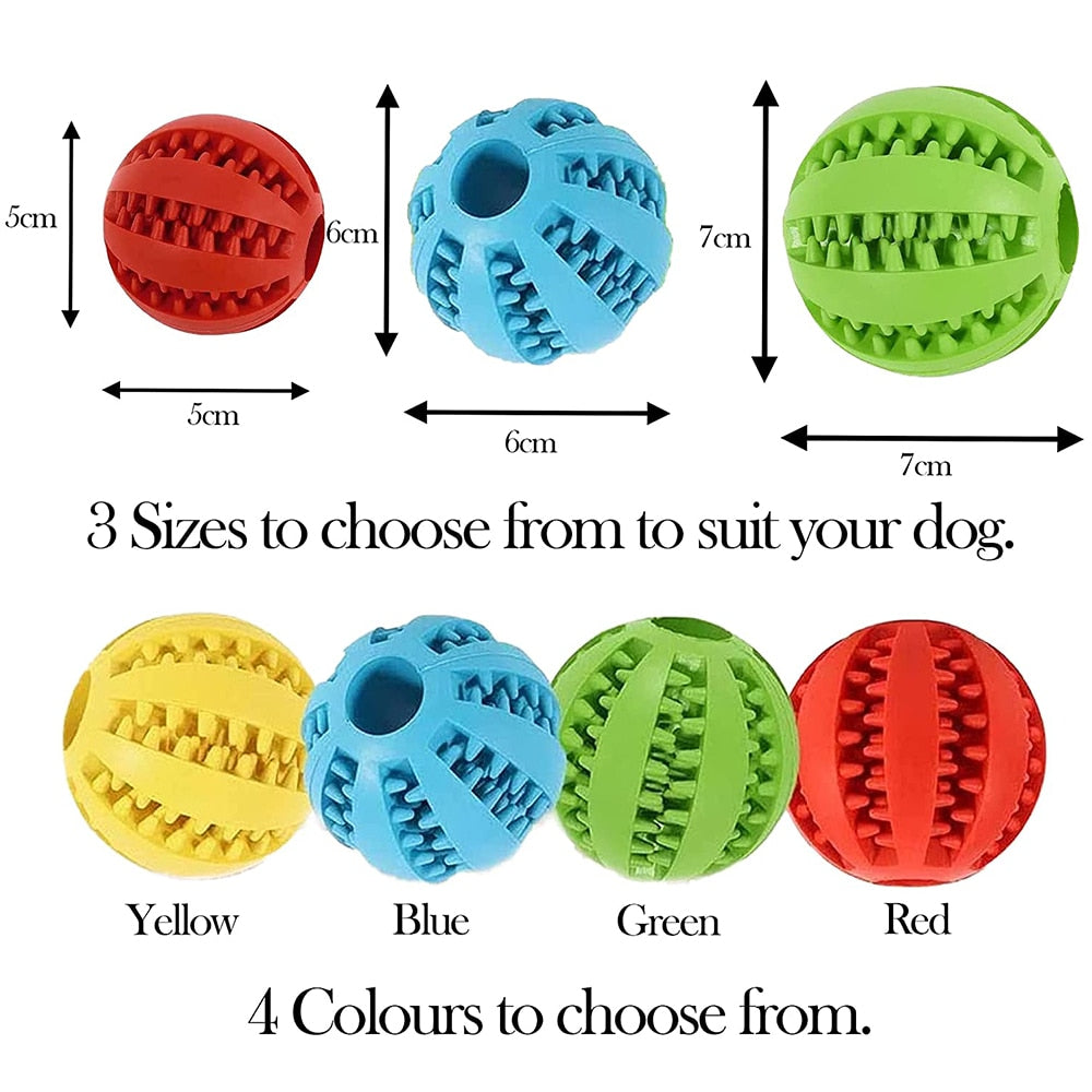 Dogs Rubber, Dog Ball For Puppy, Dogs Tooth Cleaning Snack Ball, Pet Accessories