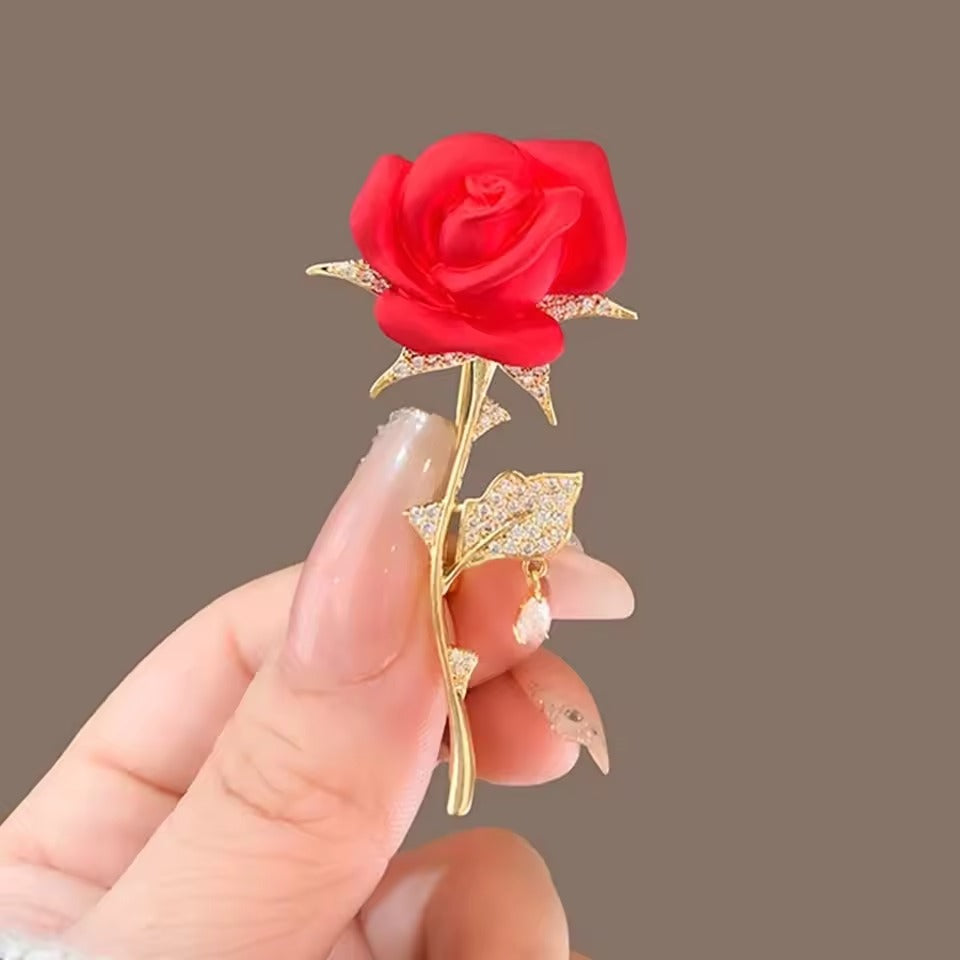 Flower Shaped Rhinestone Brooches, Lapel Flower Pins For Women, Gifts For Her, Mother's Day Gifts