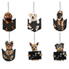 Cute Dog Cartoon Key Chain, Hanging Ornament Adorable Car Mirror & Backpack Accessory, Pet Accessories