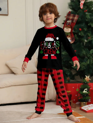 2024 Winter Matching Family Pajama Set for Mom, Dad, Daughter, and Son, Soft and Casual Christmas Loungewear, Perfect Holiday Gift