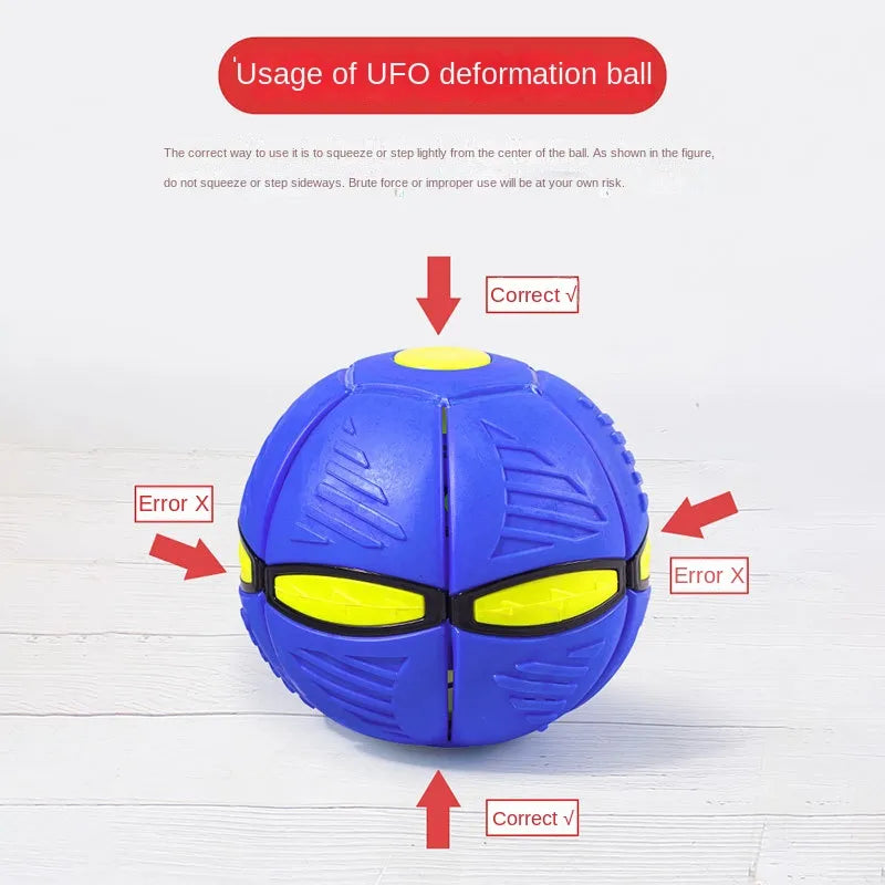 Interactive UFO Saucer Dog Toy, Pet Accessories