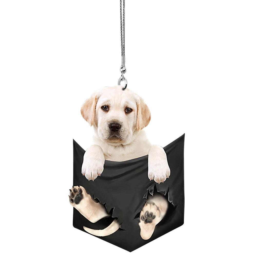 Cute Dog Cartoon Key Chain, Hanging Ornament Adorable Car Mirror & Backpack Accessory, Pet Accessories