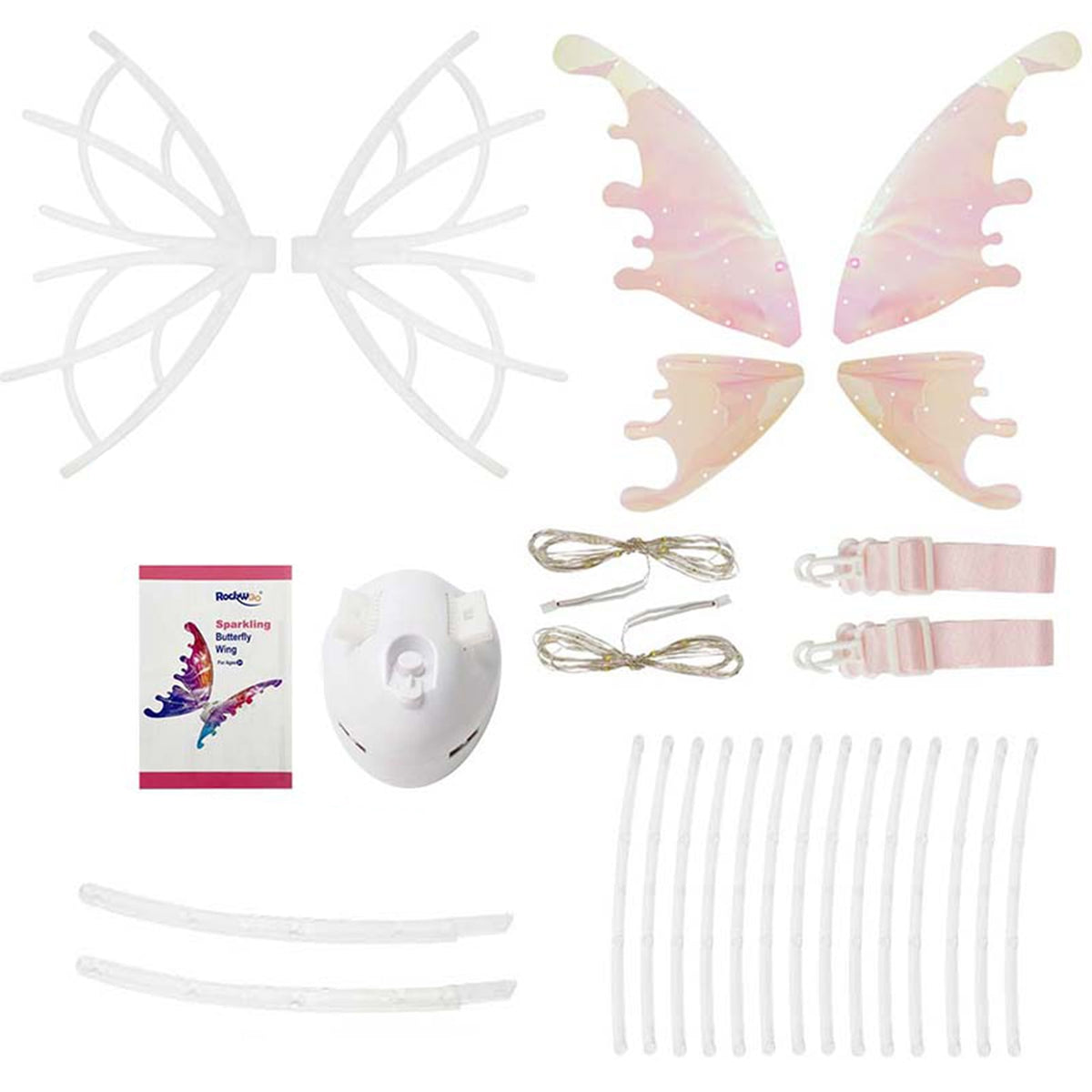 Elf Wings Fairy Wings Costume Accessory, Magical Costume Wings For Dog, Halloween Dog Costume