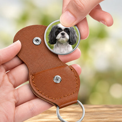 My Little Angel Live In My Heart, Personalized Pocket Hug, Pet Memorial Gifts, Gifts For Pet Lovers, Custom Photo