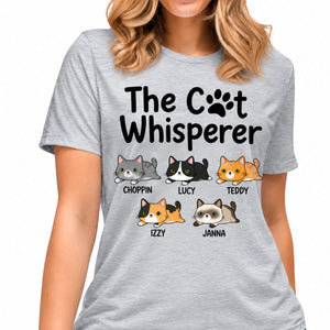 The Cat Whisperer, Custom Shirt, Personalized Gifts for Cat Lovers