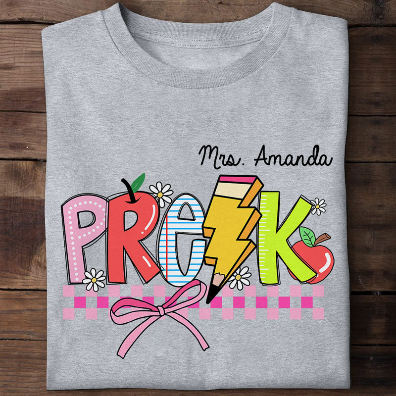 Back To School Teacher Shirt, Personalized Grade Shirt, Gifts For Teachers