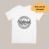Officially Retired Personalized Shirt, Retirement Gift for Him and Her