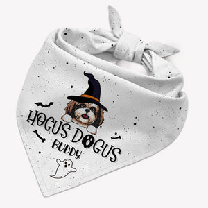 Hocus Dogus Halloween, Personalized Bandana, Halloween Costumes for Dogs