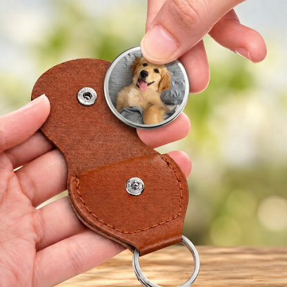 Personalized Dog Dad Pocket Hug Token - Picking Up My Poop, Photo Keepsake Gift for Him