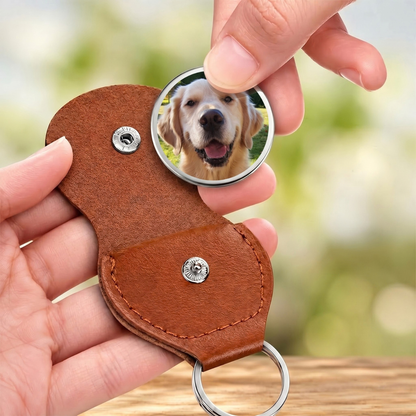 Personalized Dog Dad Pocket Hug Token - Bite In The Nuts, Photo Keepsake Gift for Him