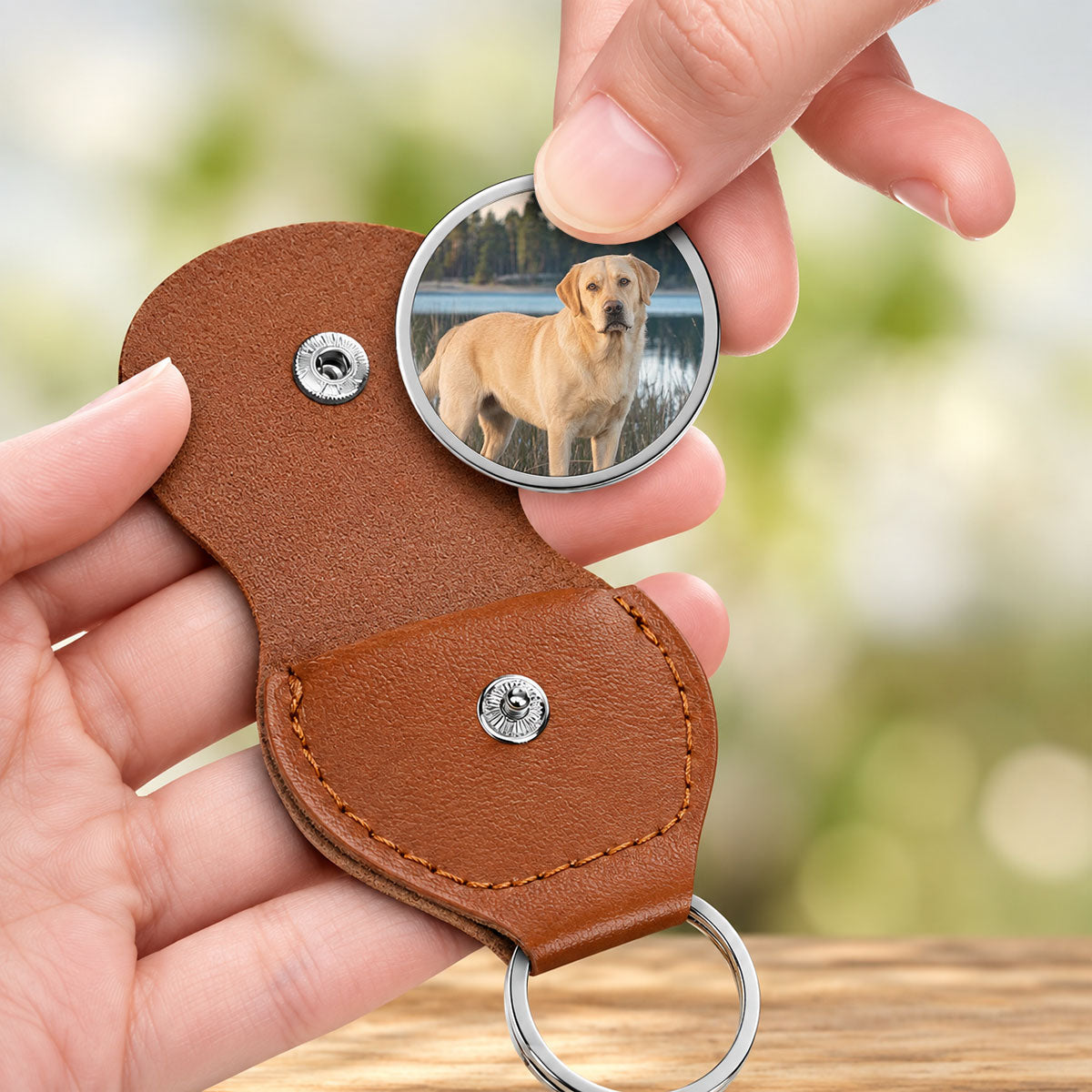I Will Miss You, Personalized Pocket Hug, Pet Memorial Gift For Dog Lover, Custom Photo