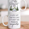 Personalized Retirement Coffee Mug, Happy Retirement Cup, Every Sip Taste Retirement Gift