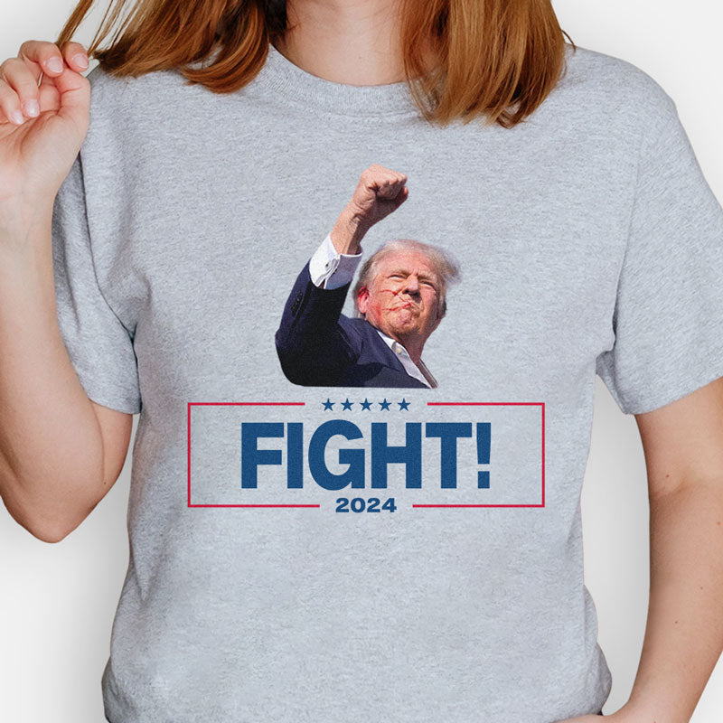 Trump Fight Shirt, Trump Shot Light Shirt, Trump Supporter, Election 2024