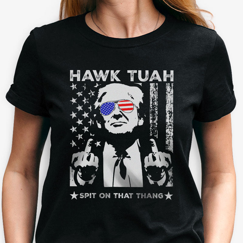 Hawk Tuah Spit On That Thang 2024, Election 2024 Shirt, Parody T-Shirt