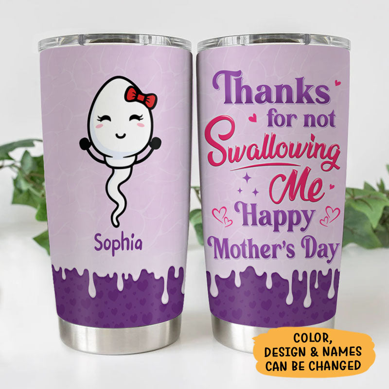 Mother's Day Gift Combo Swallowing Us, Personalized Shirt And Tumbler, Gift For Mom