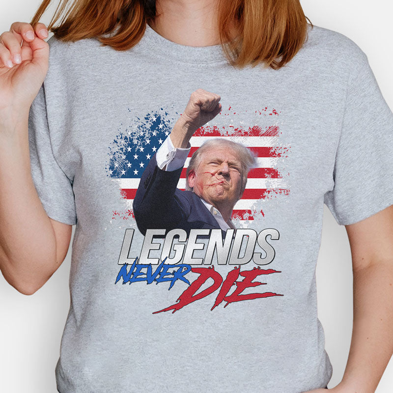 Trump Legends Never Die, Trump Shooting, Trump Assassination Shirt, Election 2024