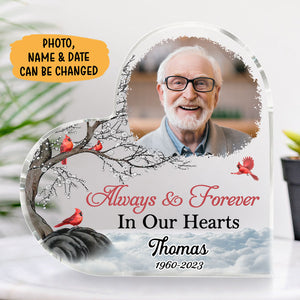 I'm Always With You, Personalized Keepsake, Heart Shape Plaque, Memorial Gifts