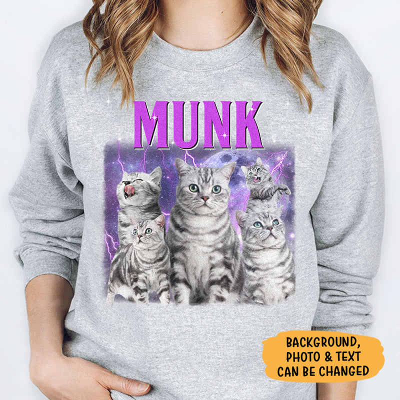 Custom Your Own Bootleg Idea, Retro Vintage Bootleg Light Sweatshirt, Personalized Sweatshirt, Gift For Your Loved One, Custom Photo