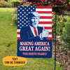 Make America Great Again Trump, Personalized House Flag, Home Decoration, Election 2024