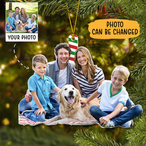 Custom Photo Ornament, Personalized Acrylic Shape Ornament, Family Gifts