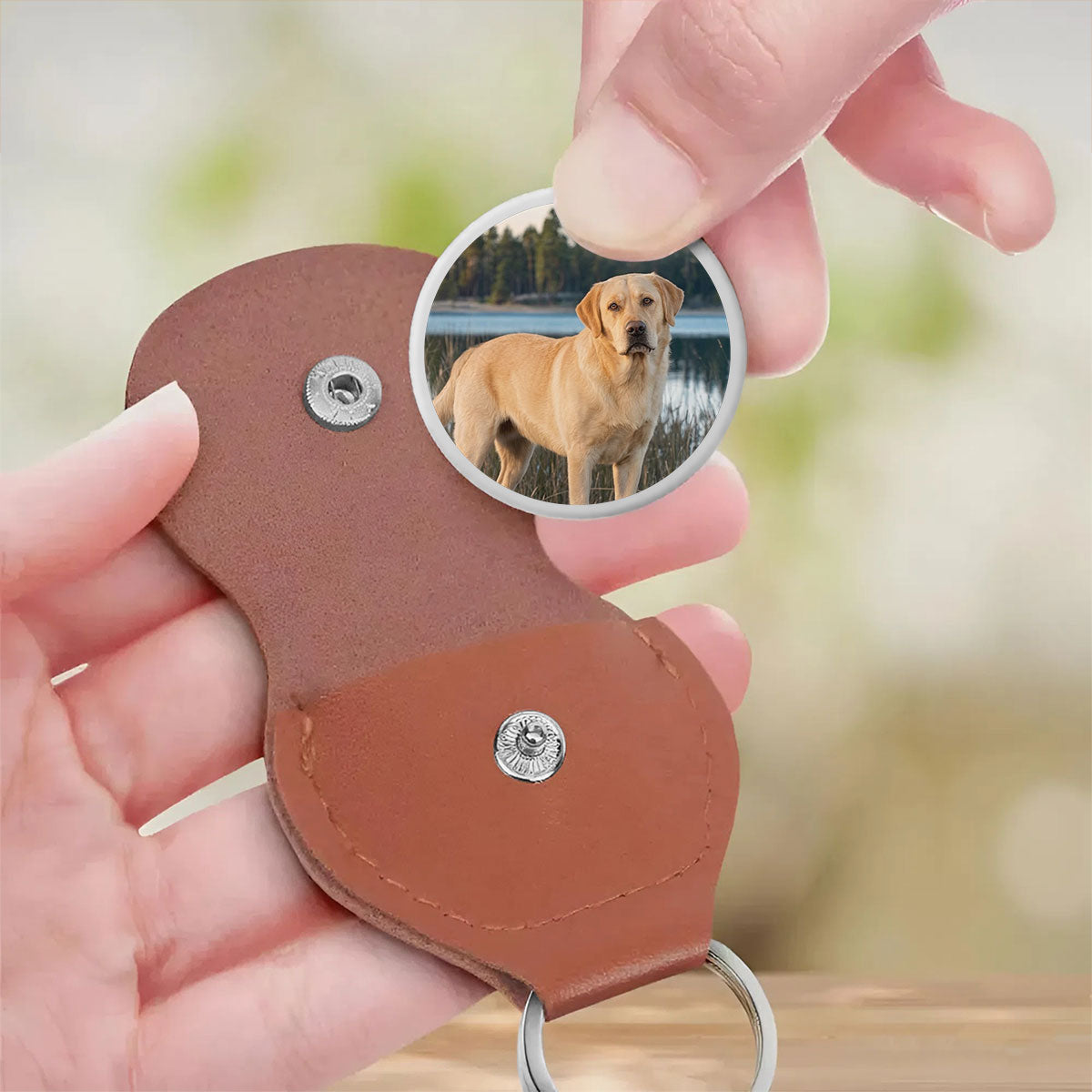 I Will Miss You, Personalized Pocket Hug, Pet Memorial Gift For Dog Lover, Custom Photo