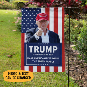 Trump Take Our Country Back Flag, Personalized Garden Flag, Gift For Trump Fans, Election 2024