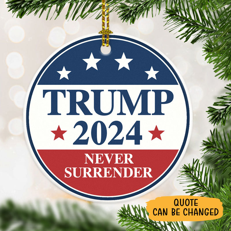 Trump 2024 Make America Great Again, Personalized Ornaments, Trump Ornament, Election 2024