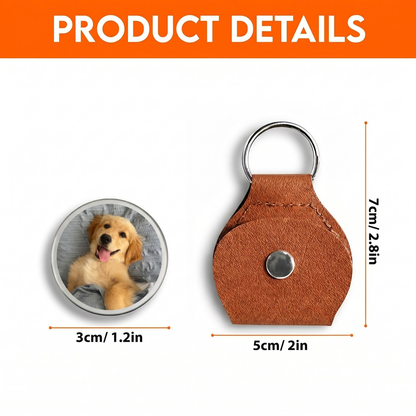 Personalized Dog Dad Pocket Hug Token - Picking Up My Poop, Photo Keepsake Gift for Him