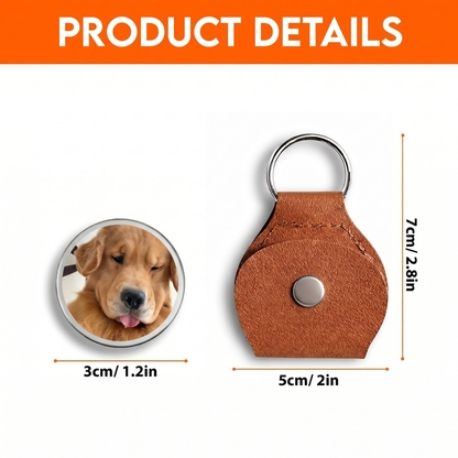 Personalized Dog Dad Pocket Hug Token - Thanks For Being My Dad, Photo Keepsake Gift for Him